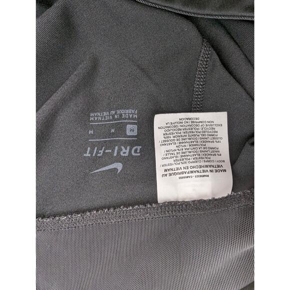 Nike Dri Fit Capri Legging Mesh Black Medium - Picture 7 of 8